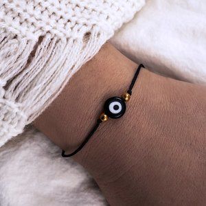 Evil Eye Repellent Glass Fashion Bead Bracelet - Unisex